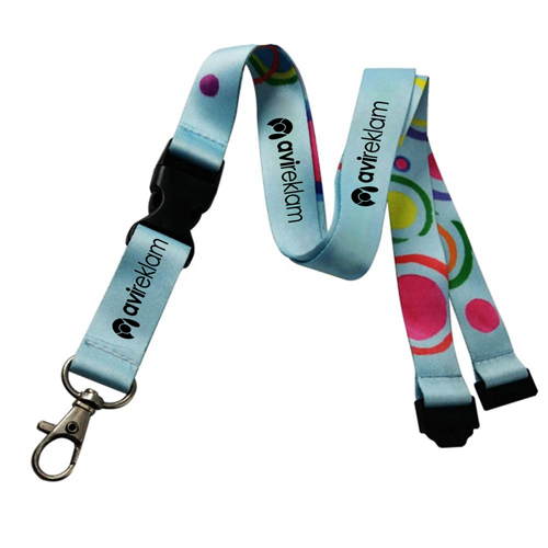 Safety Buckle Sublimation Lanyard 