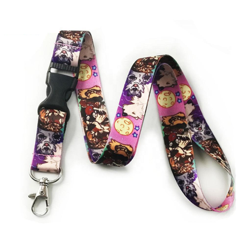 Safety Buckle Sublimation Lanyard 