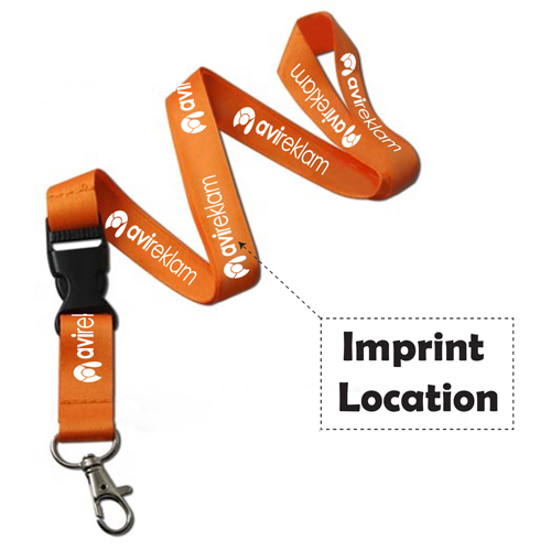 Safety Buckle Sublimation Lanyard 