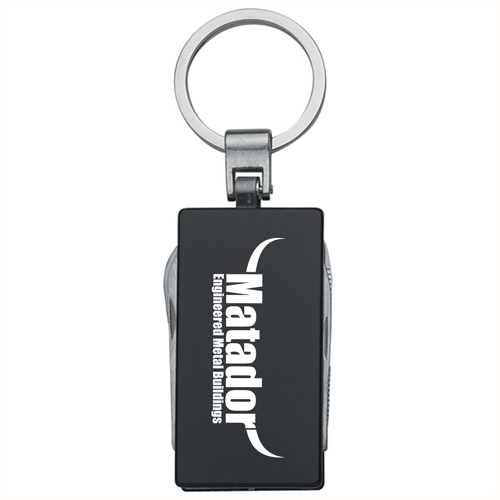 Multi-Function 5 In 1 Aluminum Key Tag 