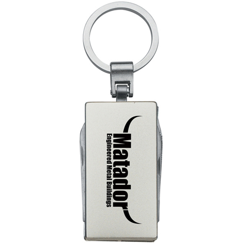 Multi-Function 5 In 1 Aluminum Key Tag 