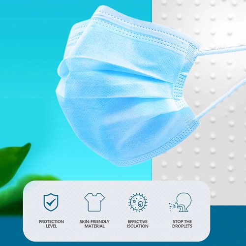 Disposable 3 Ply Surgical Face Mask