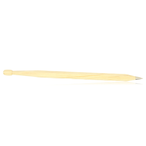 Hexagonal Drumstick Wooden Ballpoint Pen