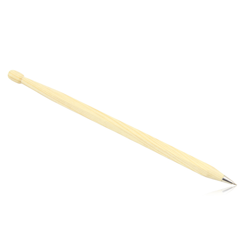 Hexagonal Drumstick Wooden Ballpoint Pen