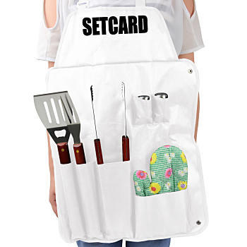 Seven Piece BBQ Apron Set