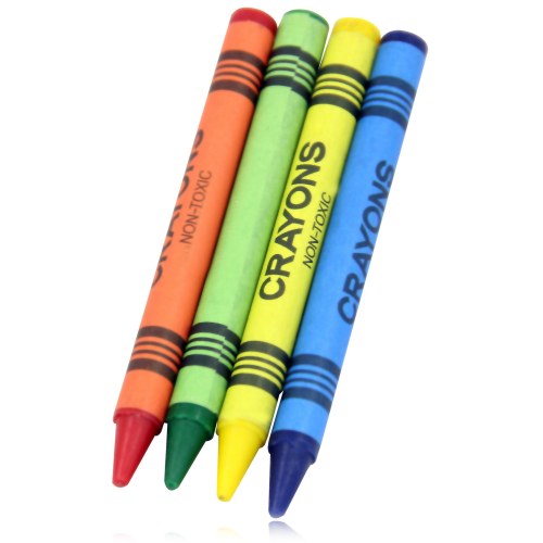 4 Pack Non-Toxic Color Crayons