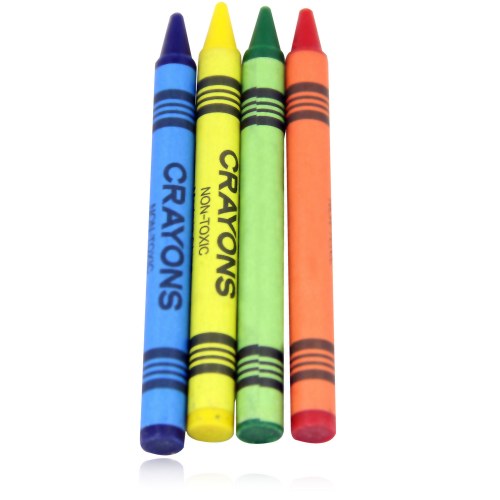 4 Pack Non-Toxic Color Crayons