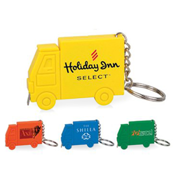 Truck Shape Measuring Tape Keychain