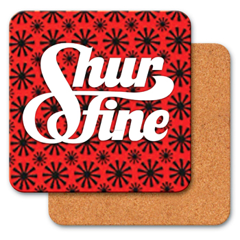 Eco-Friendly Square Paperboard Cork Coaster