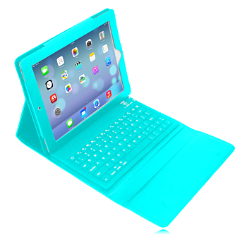 Folio Leather Case with Bluetooth Keyboard