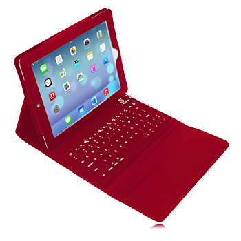 Folio Leather Case with Bluetooth Keyboard