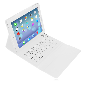 Folio Leather Case with Bluetooth Keyboard