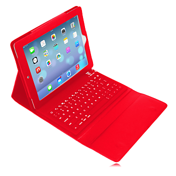 Folio Leather Case with Bluetooth Keyboard