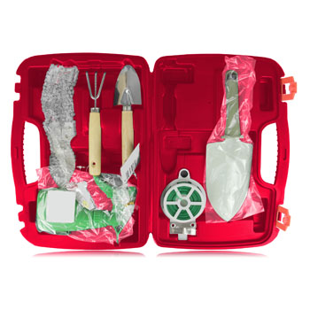 6-Piece Garden Tool Set With Case