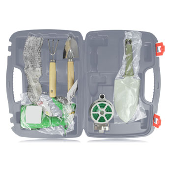 6-Piece Garden Tool Set With Case