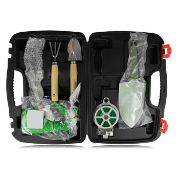 6-Piece Garden Tool Set With Case