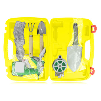 6-Piece Garden Tool Set With Case