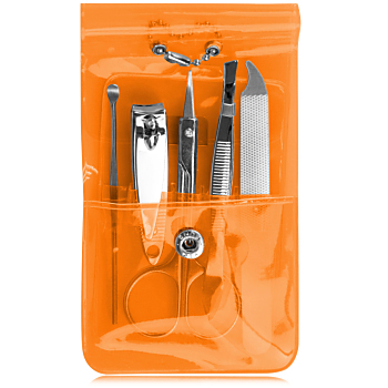 Manicure Set In Transparent Pouch