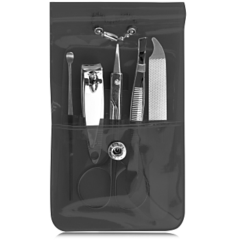 Manicure Set In Transparent Pouch