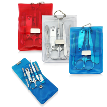 Manicure Set In Transparent Pouch