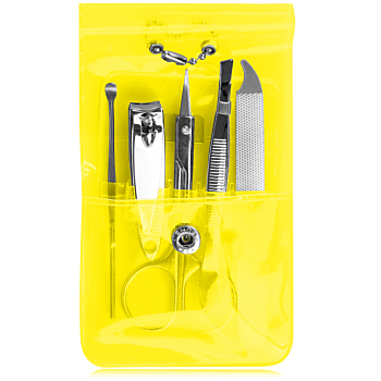 Manicure Set In Transparent Pouch