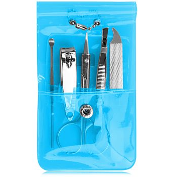 Manicure Set In Transparent Pouch