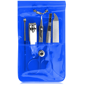 Manicure Set In Transparent Pouch