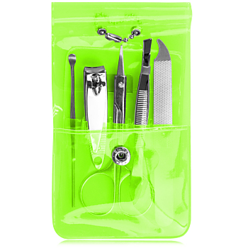 Manicure Set In Transparent Pouch