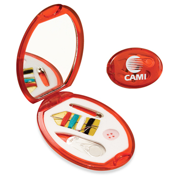 Travel Compact Sewing Kit With Mirror