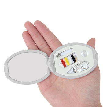 Travel Compact Sewing Kit With Mirror