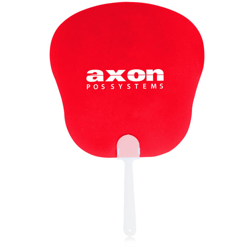 Plastic Curved Hand Fan 