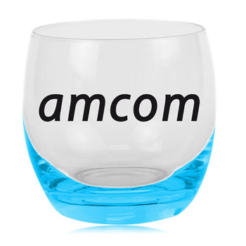 Color Rounded Glass Cup