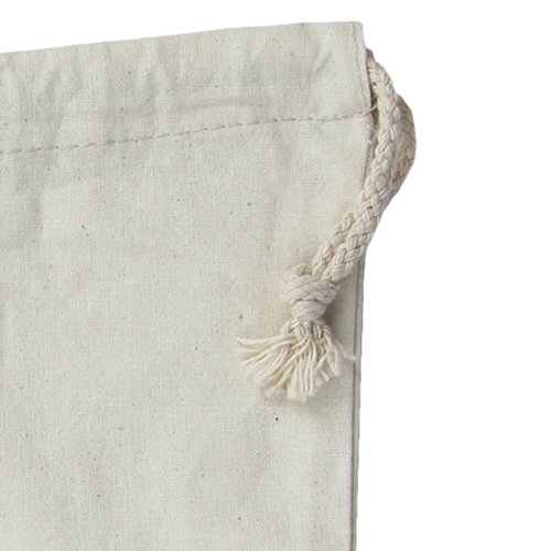 Natural Cotton Drawstring Shoe Bag