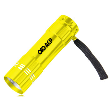 9 LED Aluminum Alloy Torch