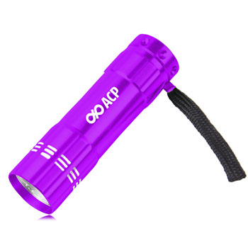 9 LED Aluminum Alloy Torch