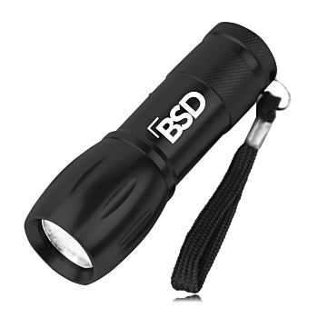 9-LED Flashlight With Wrist Strap