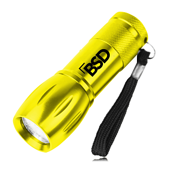 9-LED Flashlight With Wrist Strap