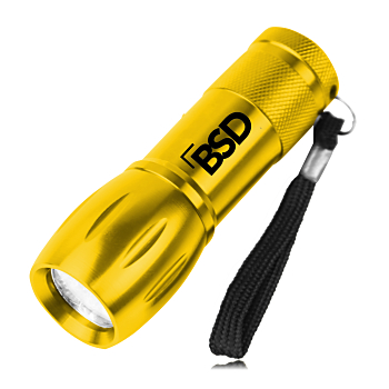 9-LED Flashlight With Wrist Strap