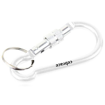 Aluminum Locking Clip Carabiner Keyring