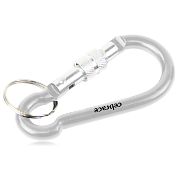 Aluminum Locking Clip Carabiner Keyring