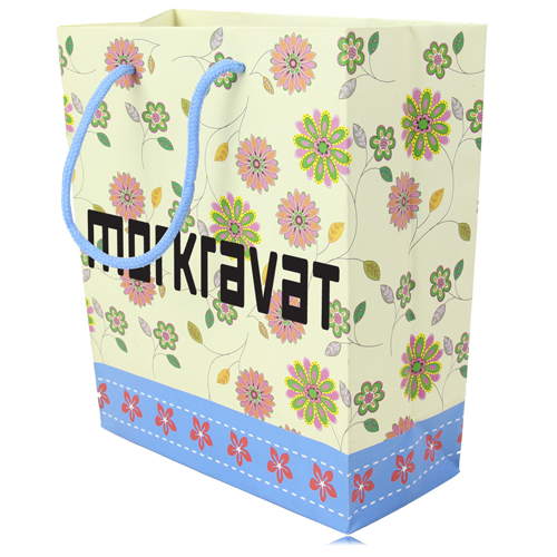 Thread Handle Paper Shopping Bag