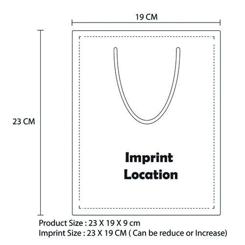 Thread Handle Paper Shopping Bag