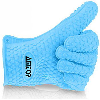 Love DOT Thick Non-Slip Silicone Oven Mitt