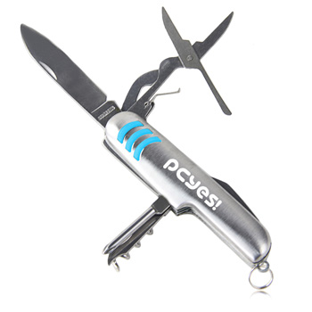 7-Tool Multifunction Stainless Steel Pocket Knife