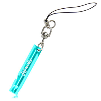 Aluminum Whistle With Key Ring