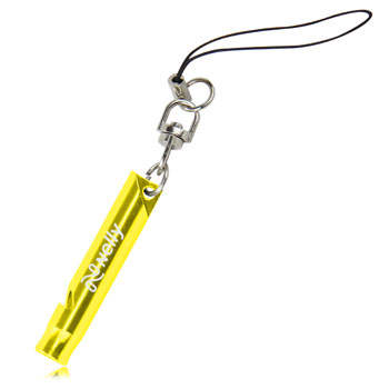 Aluminum Whistle With Key Ring