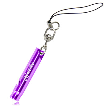 Aluminum Whistle With Key Ring