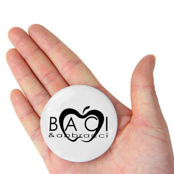 5.5CM Round Button Badge With Lapel Pin