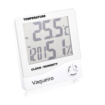 Digital LCD Temperature Alarm Clock