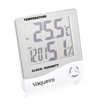 Digital LCD Temperature Alarm Clock